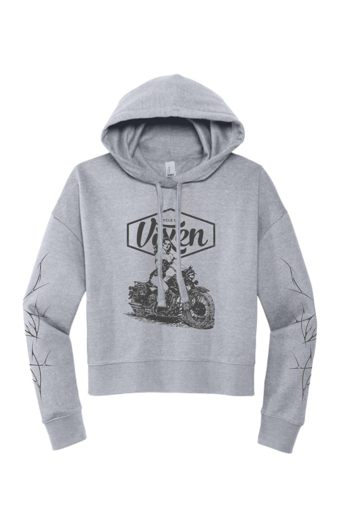 Vixen Rider Cropped Hoodie - Image 4